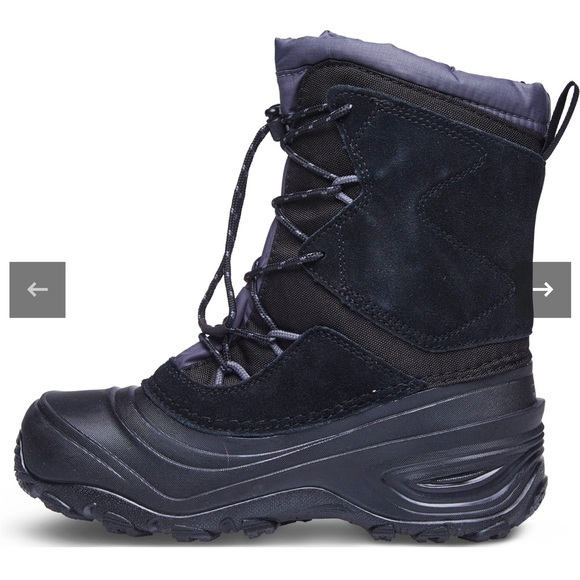 Alpenglow V Waterproof Boots - Youth, Color:
TNF Black - Vanadis Grey, Size 2 - Picture 12 of 14